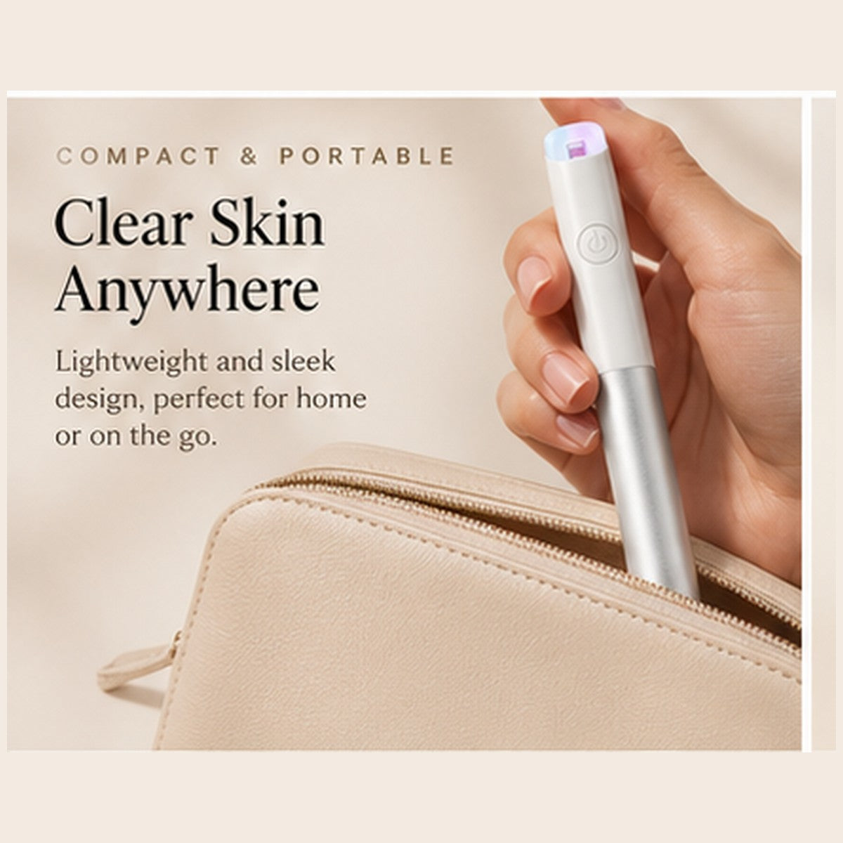LED Red Blue Light Acne Treatment Pen