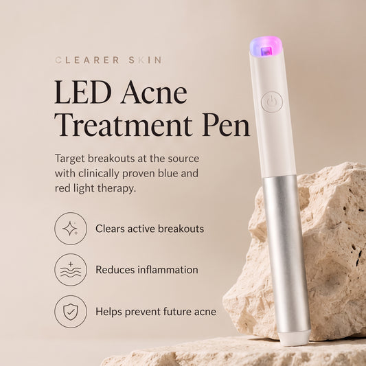 LED Red Blue Light Acne Treatment Pen